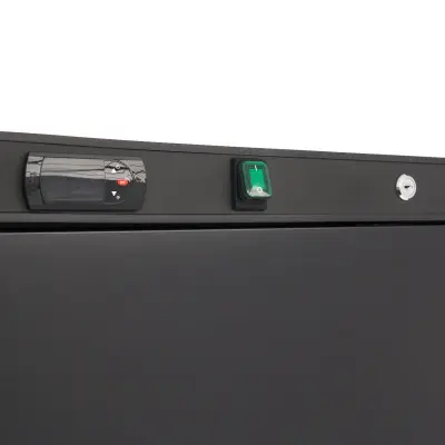 Maxima Lednice - 600 l - 4 nastavitelné police - černá |  09405026