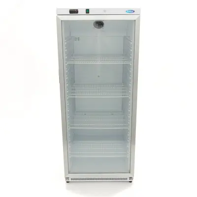 Maxima Lednice - 600 l - bílá - se skleněnými dveřmi |  09405030