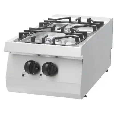 Maxima Heavy Duty sporák - 2 hořáky - samostatná jednotka - hloubka 70 cm - 15 kW - plyn |  09396117