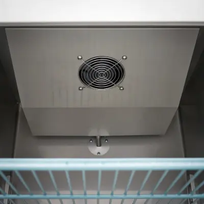 Maxima Lednice - 600 l - 3 nastavitelné police (2/1 GN) - nerezová ocel - na kolečkách |  09400003