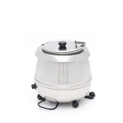 Maxima Ohřívač polévek - 10 L - Vyjímatelná vnitřní nádoba - Nerezová ocel - s drážkou na naběračku |  09306100