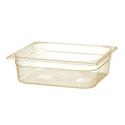 GN 1/2 kontejner, odolný vůči vysokým teplotám, HENDI, GN 1/2, 6,1L, Průhledná, 325x265x(H)100mm | 869376