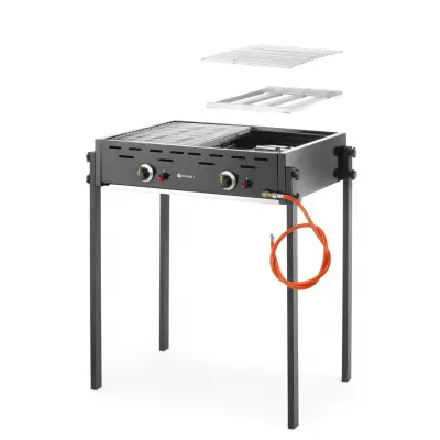 Pražená-Master Pro Černá, HENDI, Černá, 11,6kW, 790x560x(H)900mm | 148822