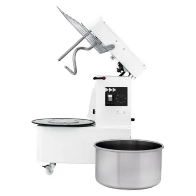 Spirálový mixér se zvedací hlavou a odnímatelnou mísou, 10 l, Prismafood, 35 kg/h, 10L, 230V/370W, 380x600x(H)645mm | 1I051025