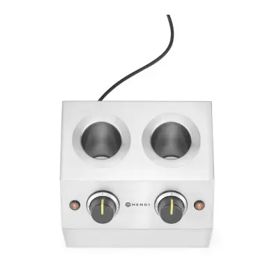 Ohřívač omáček dvojitý, HENDI, 1,3L, 220-240V/400W, 270x223x(H)282mm | 201725