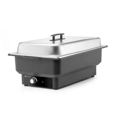 Chafing dish elektrický Tellano, HENDI, Kitchen Line, GN 1/1, 9L, 220-240V/900W, 575x349x(H)278mm | 204825
