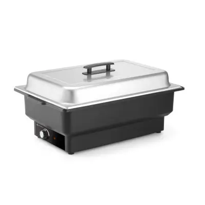Chafing dish elektrický Tellano, HENDI, Kitchen Line, GN 1/1, 9L, 220-240V/900W, 575x349x(H)278mm | 204825