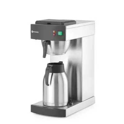 Překapávací kávovar, HENDI, 2L, 220-240V/1400W, 215x410x(H)520mm | 211052