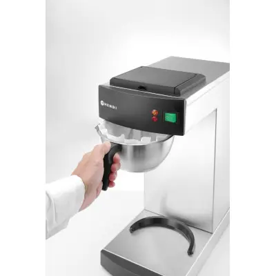 Překapávací kávovar, HENDI, 2L, 220-240V/1400W, 215x410x(H)520mm | 211052