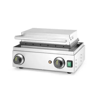 Vaflovač na kukuřičné psíky, HENDI, 230V/1550W, 390x378x(H)229mm | 212189