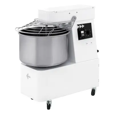 Spirálové míchadlo s pevnou mísou 22 l, HENDI, 56 kg/h, 22L, 400V/1100W, 385x670x(H)725mm | 222867