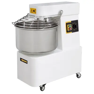 Spirálové míchadlo s pevnou mísou 22 l, HENDI, 56 kg/h, 22L, 400V/1100W, 385x670x(H)725mm | 222867