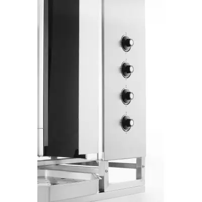 Elektrický gril na kebab, HENDI, Profi Line, 400V/7200W, 7,2kW, 550x700x(H)1120mm | 226018