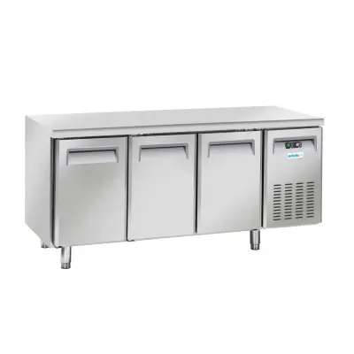 Mrazící pult se 3 dveřmi a boční jednotkou, Arktic, GN 1/1, 230V/670W, 1800x700x(H)850mm | 236741