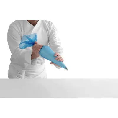 Protiskluzové sáčky na pečivo, HENDI, Modrá, 100 ks, 515x280mm | 557303