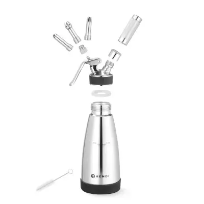 Lahev na šlehačku i teplé omáčky, HENDI, 0,5L, 95x(H)275mm | 588697