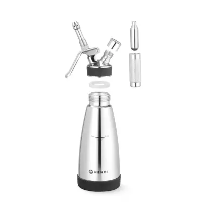 Lahev na šlehačku i teplé omáčky, HENDI, 0,5L, 95x(H)275mm | 588697