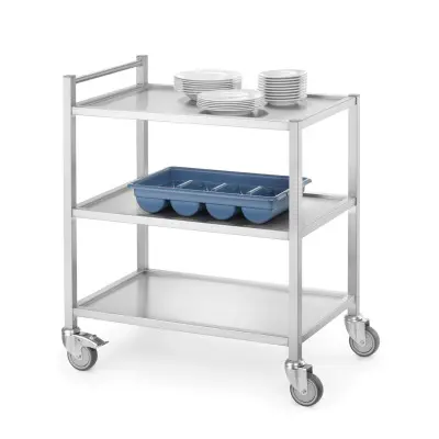 Servírovací vozík, svařovaný, HENDI, Profi Line, 800x500x(H)850mm | 810224