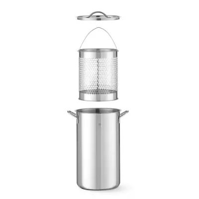 XL hrnec na chřest a těstoviny, HENDI, 5,5L, 162x(H)280mm | 833100