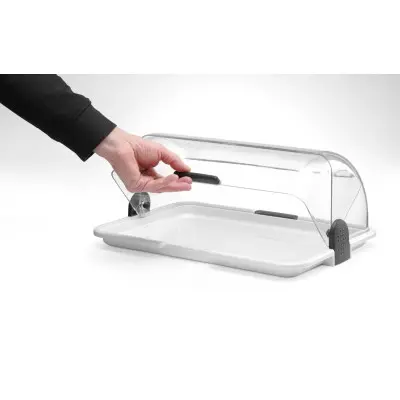 Vitrína jednodílná Roll top, HENDI, 465x310x(H)190mm | 871706