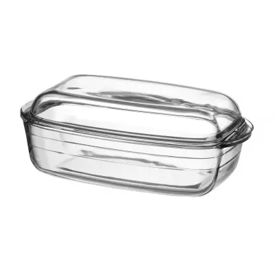 Kastrol s víkem OVENCHEF, Duralex, Průhledná, 370x215x(H)140mm | 9151AS02A1111
