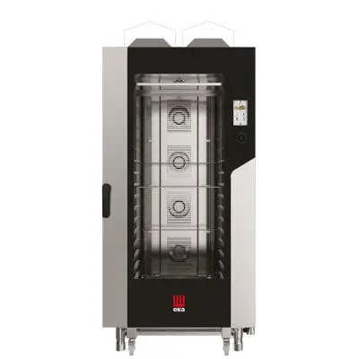 Konvektomat Millennial Touch Screen Bakery s automatickým mycím systémem, 16x600x400 mm - ovládaná elektronicky, plynová,