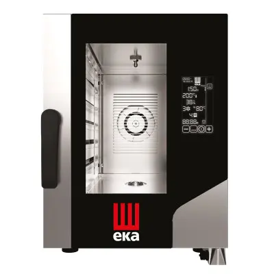 Konvektomat Millennial Black Mask Gastro Compact 6×GN 1/1 konvektomat - elektrický, Tecnoeka, 400V/7800W, 500x930x(H)700mm