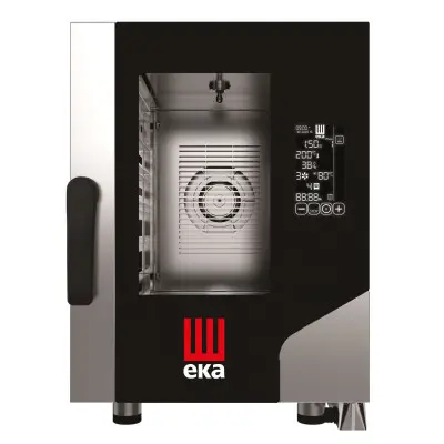 Konvektomat Millennial Black Mask Gastro Compact 6×GN 2/3 konvektomat - elektrický, Tecnoeka, 400V/52000W, 500x750x(H)700mm