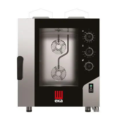 Konvektomat Millennial Smart Gastro, 7xGN1/1 - ovládaná elektromechanicky, plynová, Tecnoeka, 230V/500W, 13500kW, 730x855x