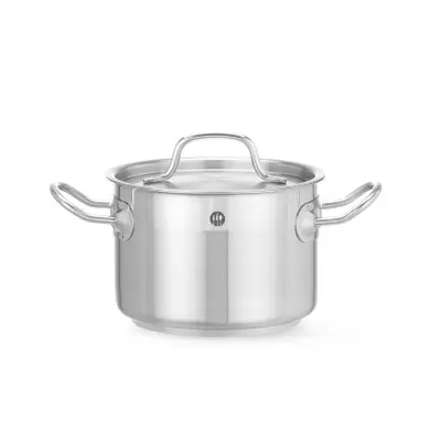 Střední hrnec s pokličkou, HENDI, Profi Line, 2,1L, 160x(H)110mm | 831007