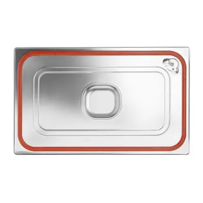 Víko pro nádoby GN se silikonovým těsněním, HENDI, Profi Line, GN 1/1, 530x325mm | 802601