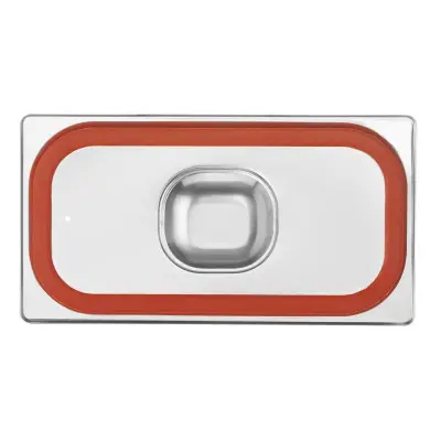Víko pro nádoby GN se silikonovým těsněním, HENDI, Profi Line, GN 1/3, 325x176mm | 802632