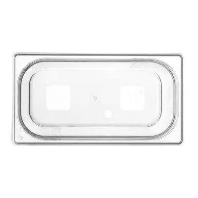 Kontejner GN 1/3 polykarbonát, HENDI, Profi Line, GN 1/3, 7,8L, Průhledná, 325x176x(H)200mm | 861509