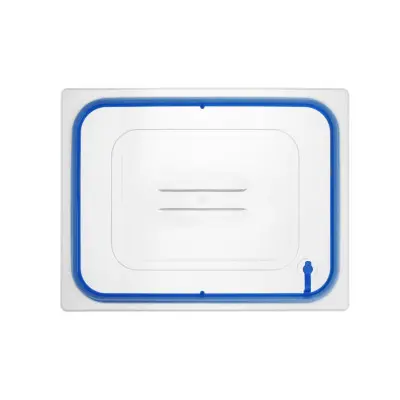 Víko pro nádoby GN z polypropylenu s těsněním, HENDI, GN 1/2, Průhledná, 325x265mm | 881811