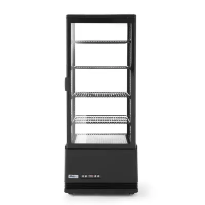 Chlazená skříň displeje, 98 l, Arktic, Černá, 230V/210W, 444x397x(H)1100mm | 233269