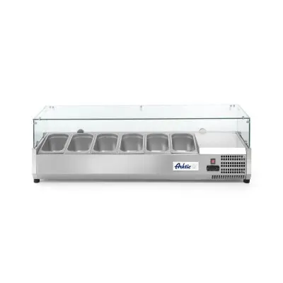 Chladicí zásobník GN 1/3, Arktic, 6x GN 1/3, 230V/180W, 1405x420x(H)456mm | 232972