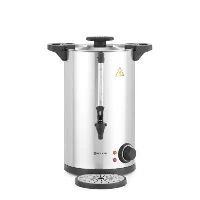 Dvoustěnný kotel na horké nápoje, HENDI, 9L, 220-240V/1500W, 340x315x(H)430mm | 211168