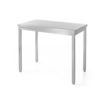 Středový stůl bez police - šroubovaný, HENDI, Profi Line, 1400x600x(H)850mm | 811290