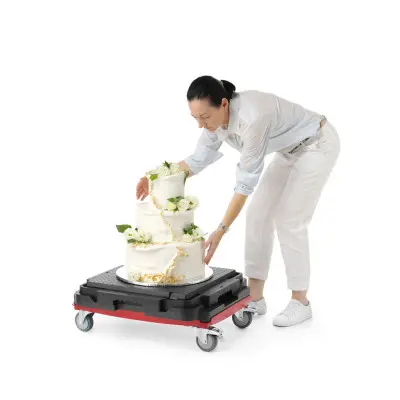 Multifunkční izolovaná nádoba Cam GoBox, Cambro, Světle šedá, 641x641x(H)754mm | EPPMFBE122110