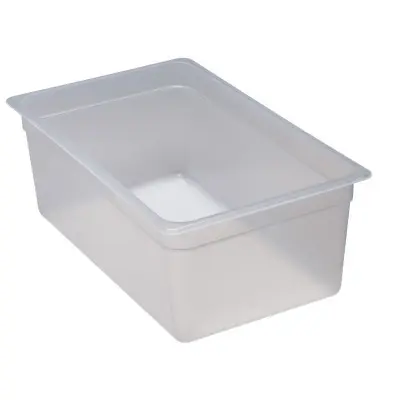 Nádoba GN 1/1 z průhledného polypropylenu, Cambro, GN 1/1, 25,6L, Průhledná, 325x530x(H)200mm | 18PP190