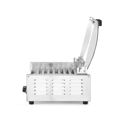 Gril na válečky, 1 zónový s energeticky úsporným krytem, HENDI, 230V/790W, 566x450x(H)259mm | 268643