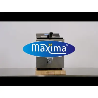 Maxima Fritéza - 8 l - 1 koš - indukční - s vypouštěcím kohoutkem |  09371090