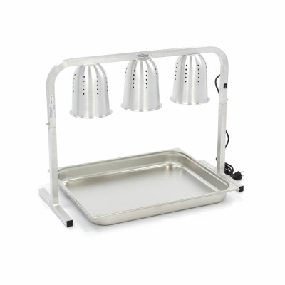 Maxima Trojitá topná lampa - včetně 3 lamp - včetně 1 x 2/1 GN kontejneru |  09362042