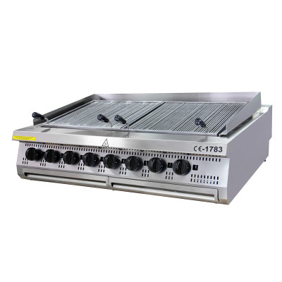 Maxima Prémiový gril - 8 zón - plynový - trojitá jednotka - hloubka 90 cm |  09398601