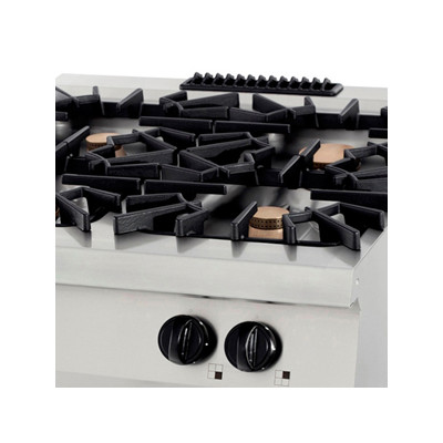 Maxima Sporák Premium - 4 hořáky - 40kW - plynový - dvouplotýnkový - hloubka 90 cm |  09398517