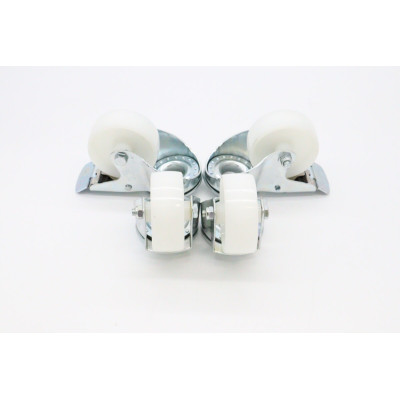 Maxima Sada koleček pro stolní napařovač - 2 s držáky - 4,3 palce / 11 cm |  08560108