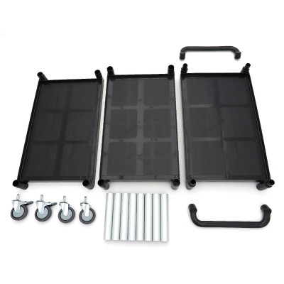 Maxima Servírovací vozík - 3 plastové police - 103 x 50,5 cm |  09507002