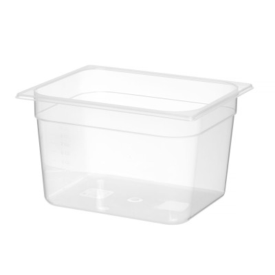 Kontejner GN 1/2 polypropylen, HENDI, Profi Line, GN 1/2, 12,5L, Průhledná, 325x265x(H)200mm | 880104