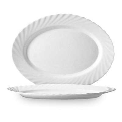 Oválná servírovací mísa Trianon, Arcoroc, 290 mm, Bílá, 290x214x(H)22mm | D6891
