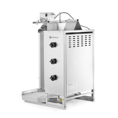 Plynový gril na kebab, HENDI, Profi Line, 9,75kW, 470x550x(H)960mm | 143087